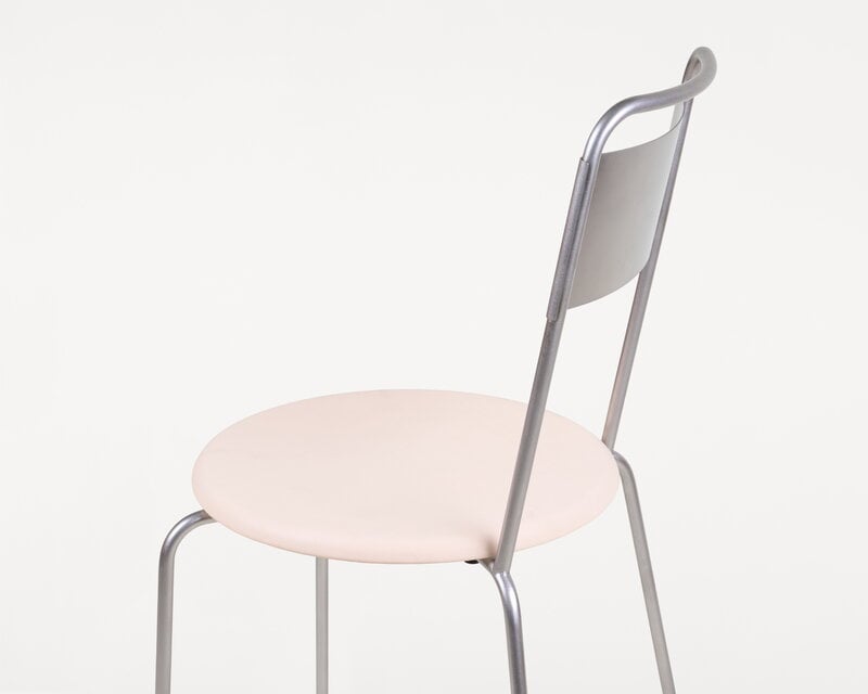 Frama Petit Rond Stuhl, Edelstahl - Naturleder, extrabild