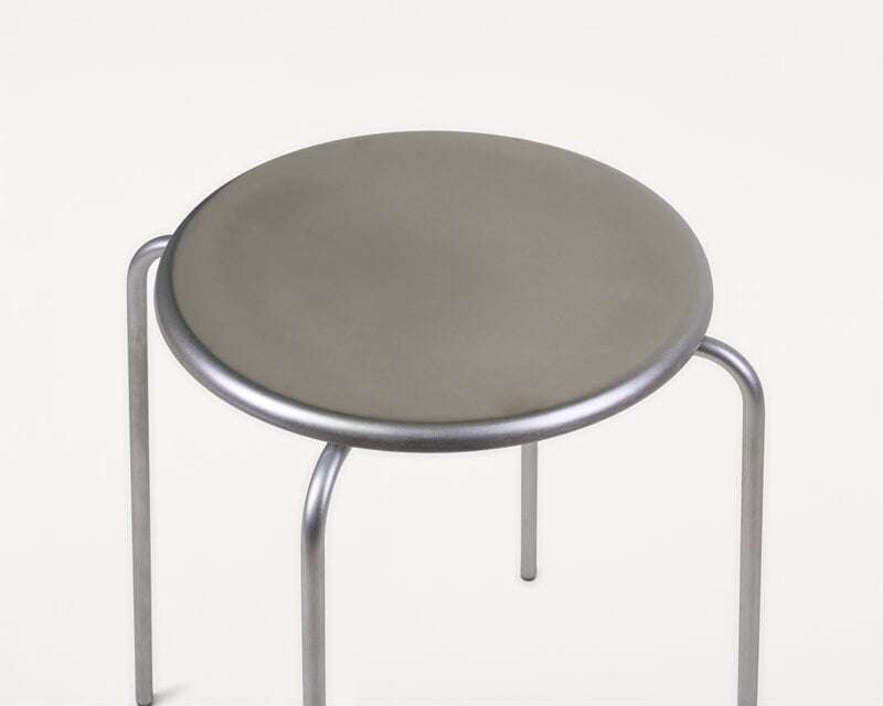 Frama Taburete Petit Rond, acero inoxidable, imagen extra