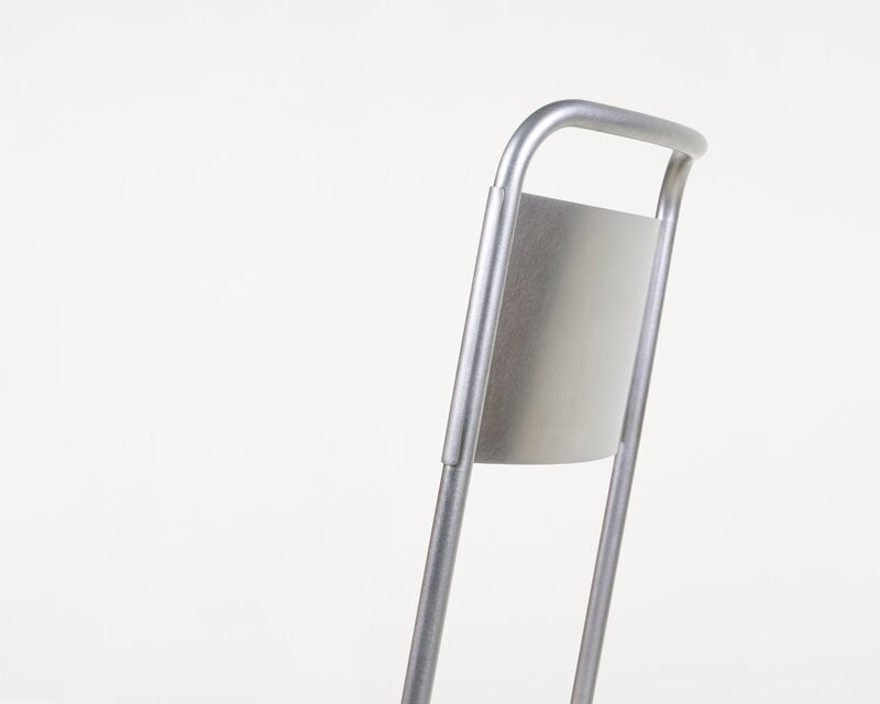 Frama Petit Rond Stuhl, Edelstahl - Naturleder, extrabild
