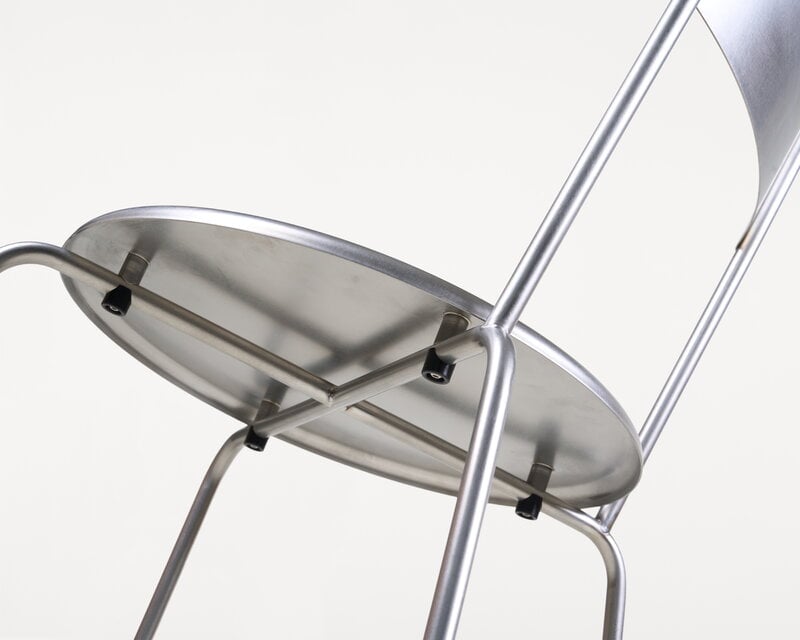 Frama Silla Petit Rond, acero inoxidable, imagen extra