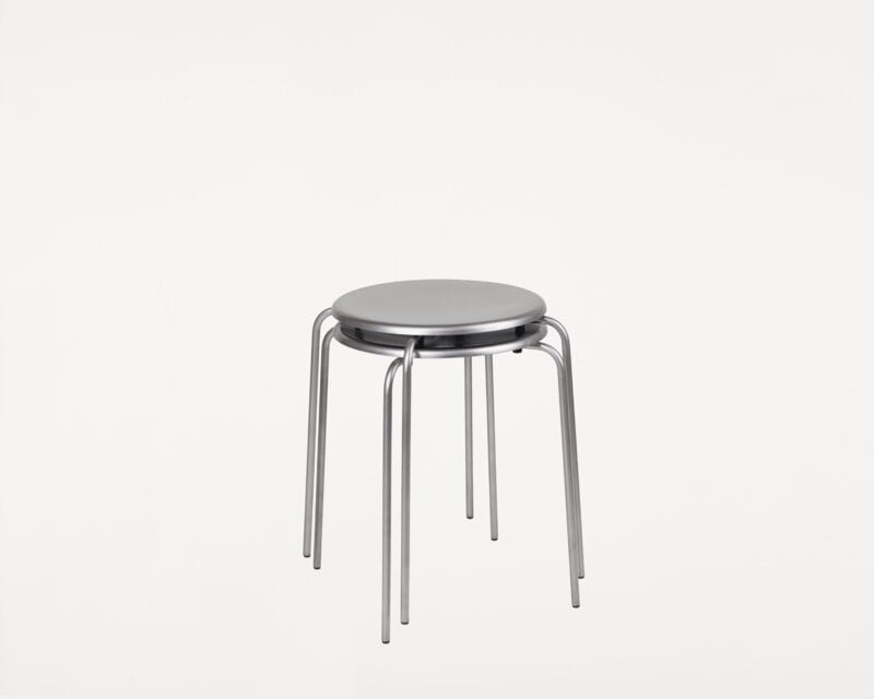 Frama Taburete Petit Rond, acero inoxidable, imagen extra