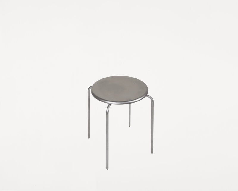 Frama Taburete Petit Rond, acero inoxidable, imagen extra