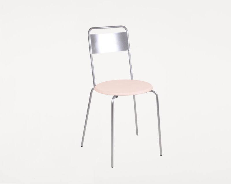 Frama Petit Rond Stuhl, Edelstahl - Naturleder, extrabild