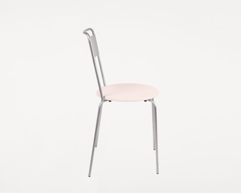 Frama Petit Rond Stuhl, Edelstahl - Naturleder, extrabild