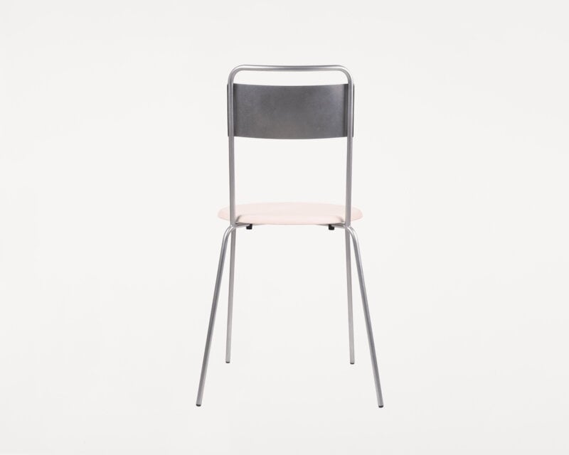 Frama Petit Rond Stuhl, Edelstahl - Naturleder, extrabild