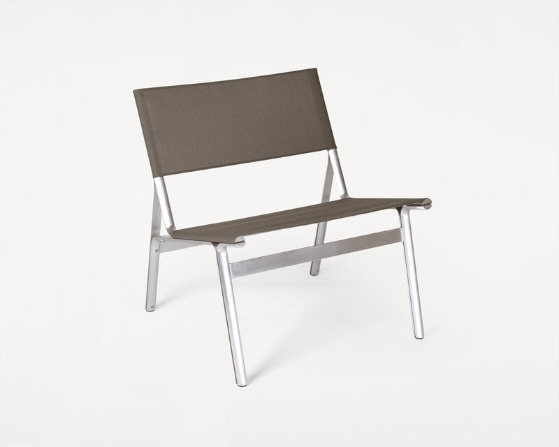 Frama Union nojatuoli, alumiini - taupe mesh, tuotteen lisäkuva