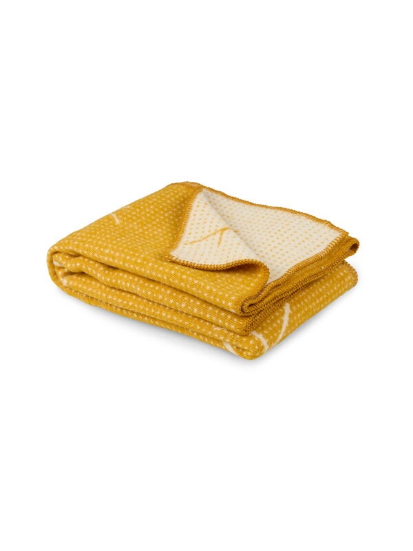 Northern Fall throw, 130 x 190 cm, yellow, extra image