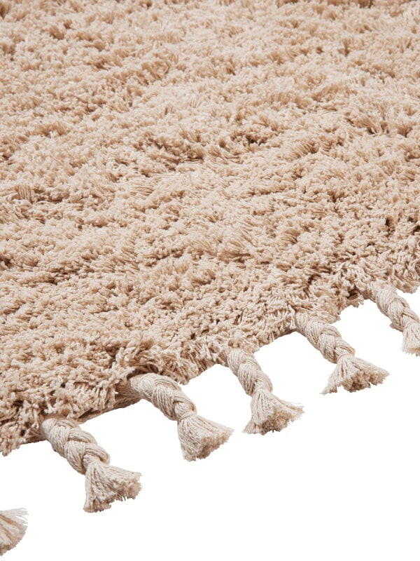 Ferm Living Amass Long Pile runner rug, 70 x 140 cm, off-white, extra image
