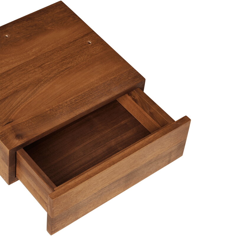 Ferm Living Feve table with a drawer, 86 x 160 cm, walnut, extra image