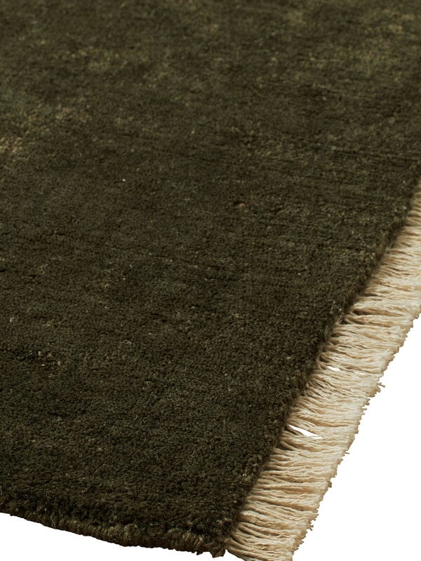 Ferm Living Firth Juteteppich, 200 x 300 cm, dunkeloliv, extrabild