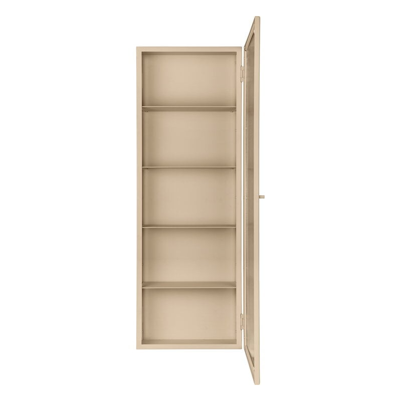 Ferm Living Haze wall cabinet, tall, cashmere, extra image
