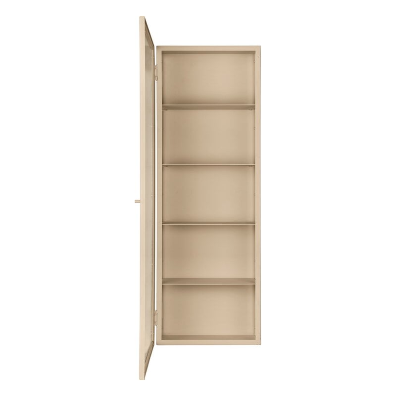 Ferm Living Haze wall cabinet, tall, cashmere, extra image