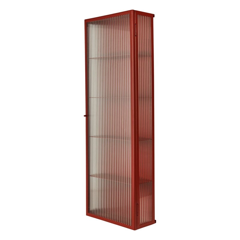 Ferm Living Haze wall cabinet, tall, oxide red | Finnish Design Shop
