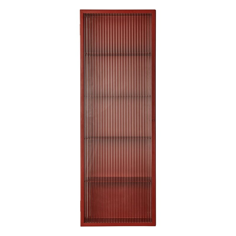 Ferm Living Haze wall cabinet, tall, oxide red, extra image