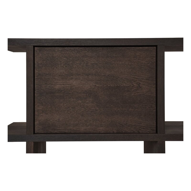 Ferm Living Kona bookcase cabinet insert, dark-stained oak, extra image