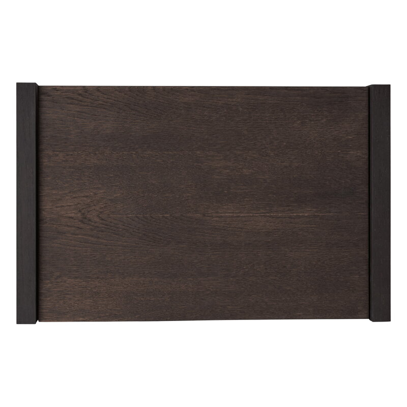 Ferm Living Kona bookcase cabinet insert, dark-stained oak, extra image