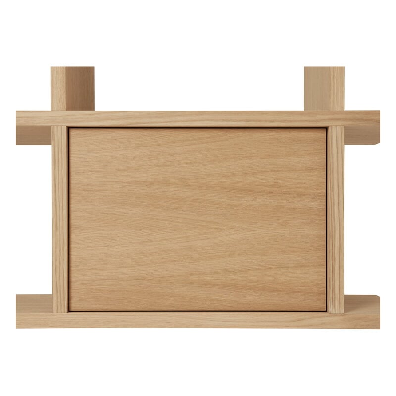 Ferm Living Kona bookcase cabinet insert, natural oak, extra image