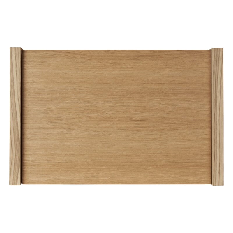 Ferm Living Kona bookcase cabinet insert, natural oak, extra image