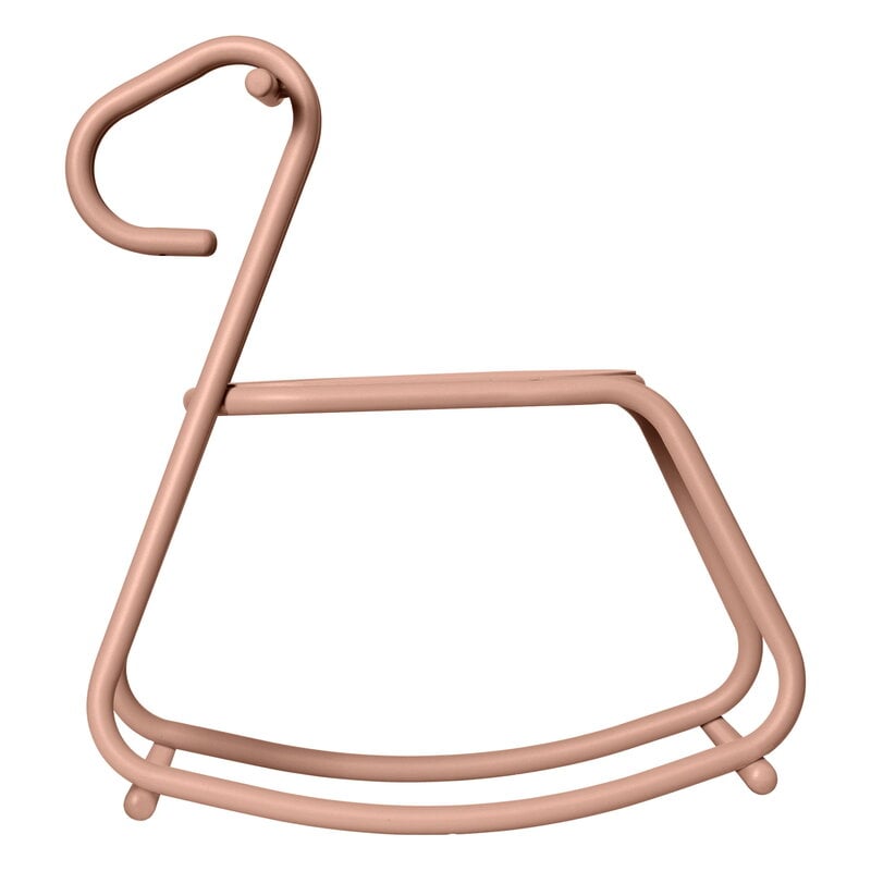 Ferm Living Lussi caballo mecedora, rosa, imagen extra