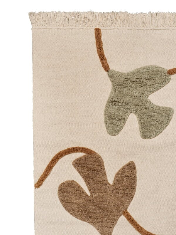 Ferm Living Swift Bird villamatto, 140 x 200 cm, monivärinen, näkymä 3