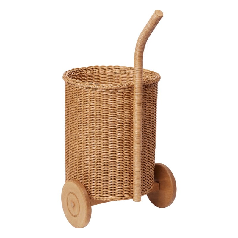 Ferm Living Tukki trolley, natural rattan, extra image
