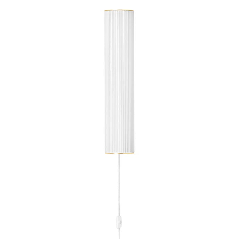 Ferm Living Vuelta wall lamp, 40 cm, white - brass, extra image