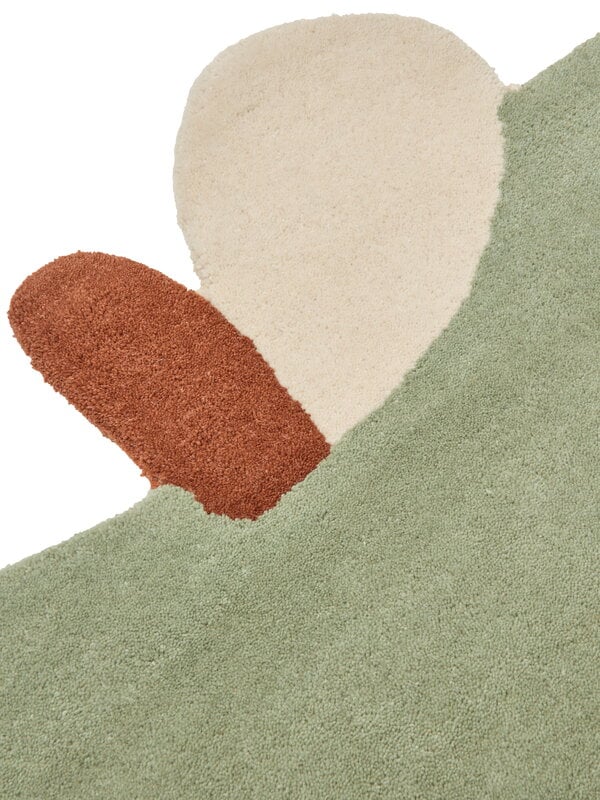 Ferm Living Apple tufted rug, 130 cm, tea green, extra image