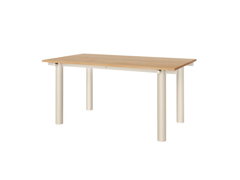 Ferm Living Atura dining table, 90 x 160 cm, light cashmere - natural oak veneer, extra image