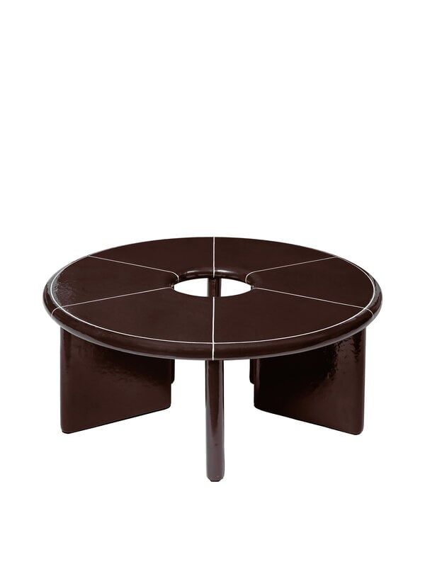 Ferm Living Deya coffee table, 80 cm, chestnut brown, extra image