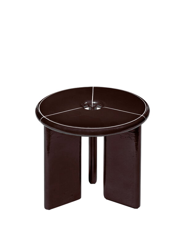 Ferm Living Deya side table, 47 cm, chestnut brown, extra image