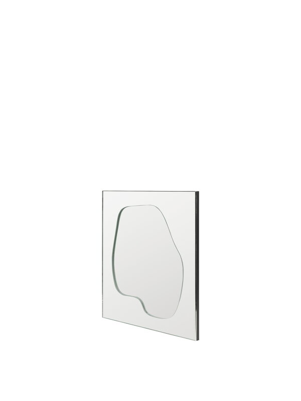 Ferm Living Folia mirror, small, silver, view 3