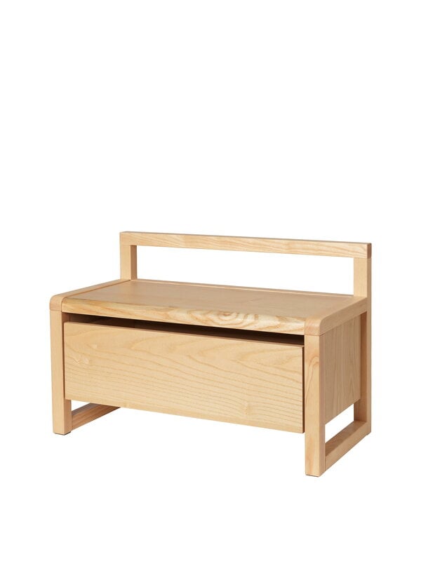 Ferm Living Little Architect storage bench, ash, extra image