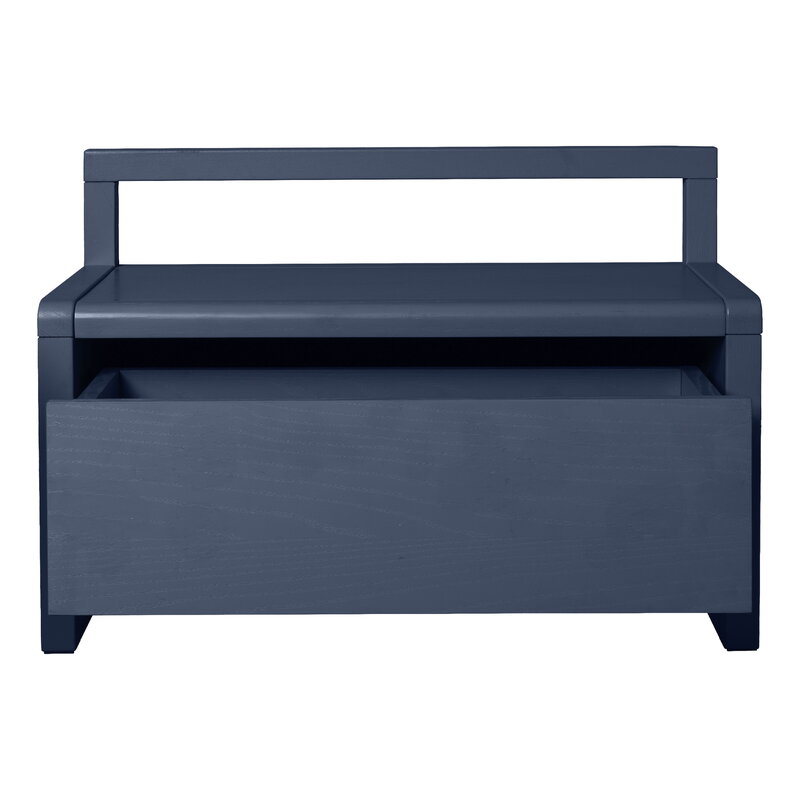 Ferm Living Little Architect storage bench, dark blue, extra image