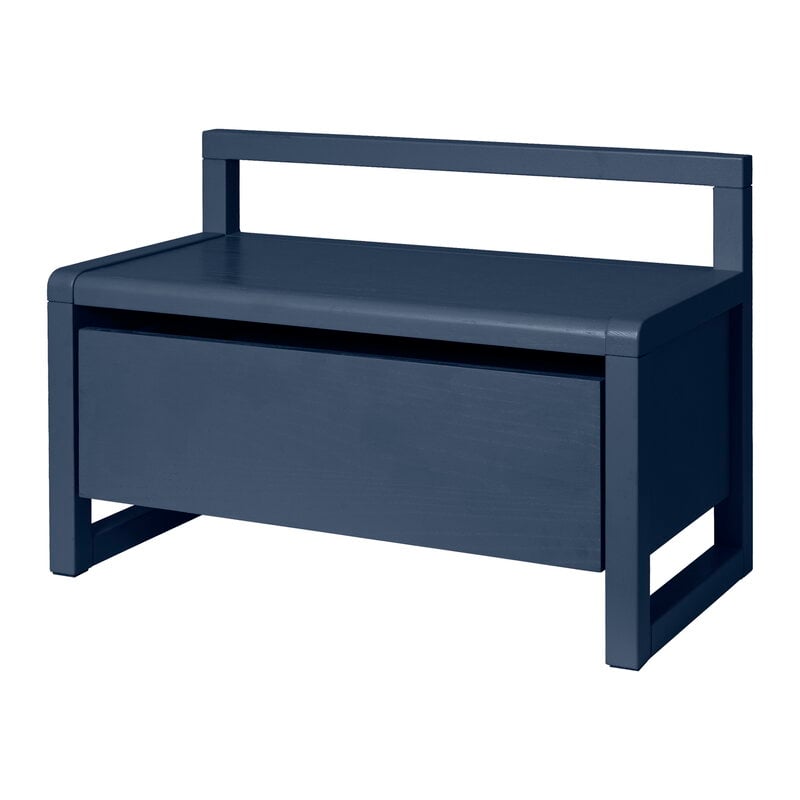 Ferm Living Little Architect storage bench, dark blue, extra image