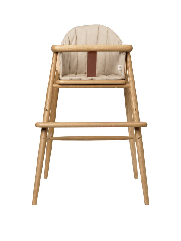 Ferm Living Muru high chair cushion, sand, view 3