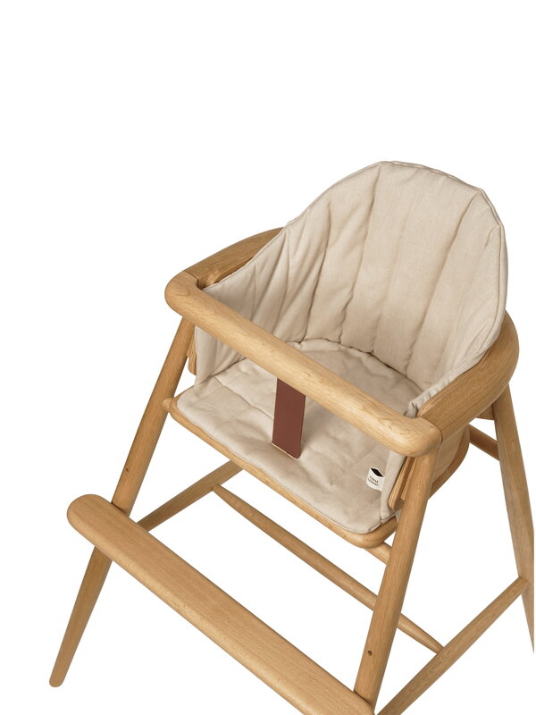 Ferm Living Muru high chair cushion, sand, view 4