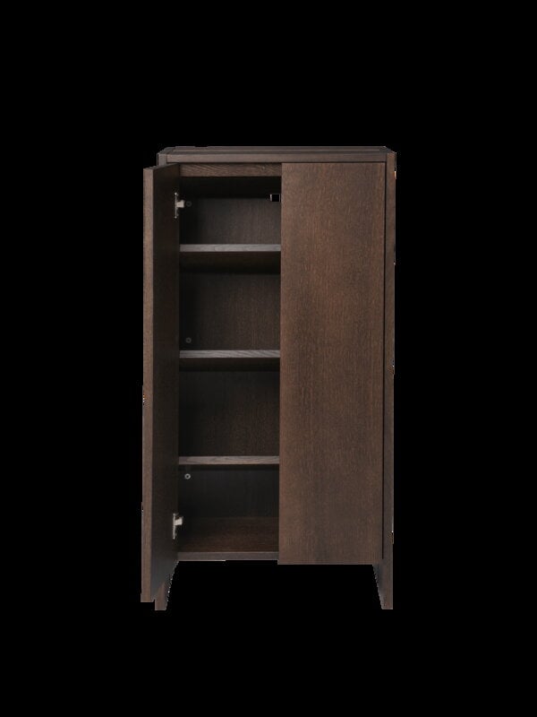 Ferm Living Parcel Hallway cabinet, tall, h. 110 cm, dark stained oak, extra image