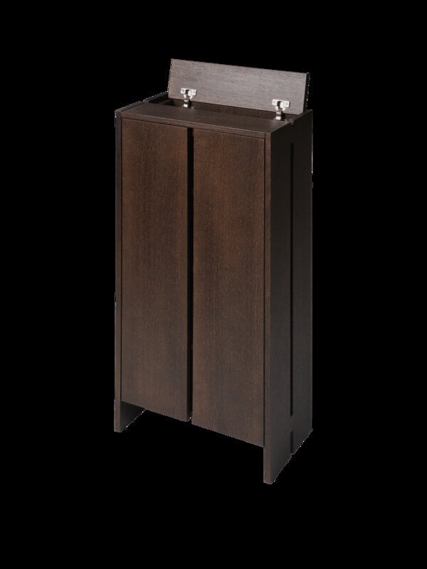Ferm Living Parcel Hallway cabinet, tall, h. 110 cm, dark stained oak, extra image