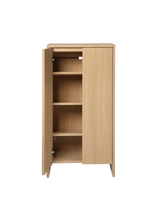 Ferm Living Parcel Flurschrank, hoch, H. 110 cm, Eiche natur, extrabild