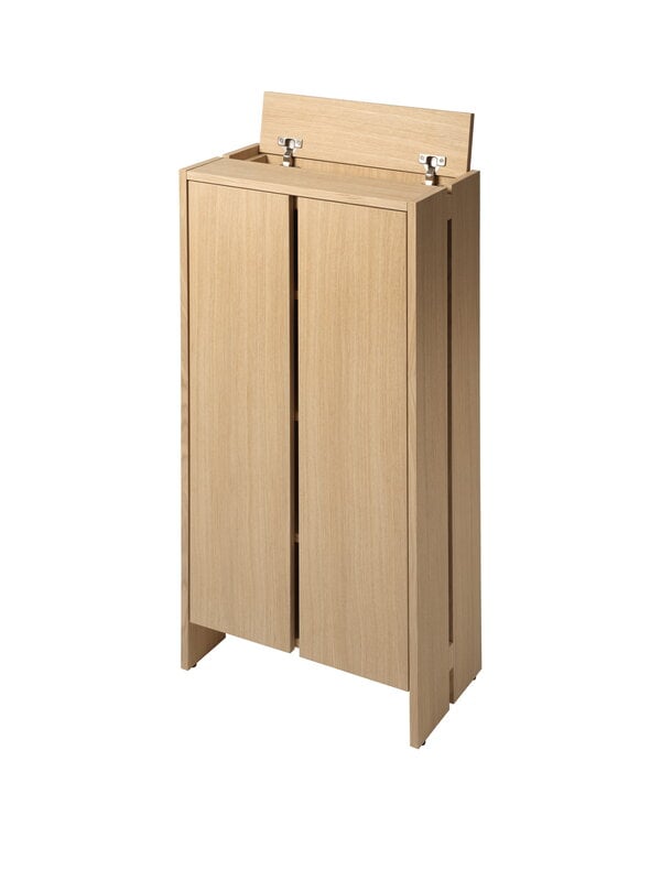 Ferm Living Parcel Flurschrank, hoch, H. 110 cm, Eiche natur, extrabild
