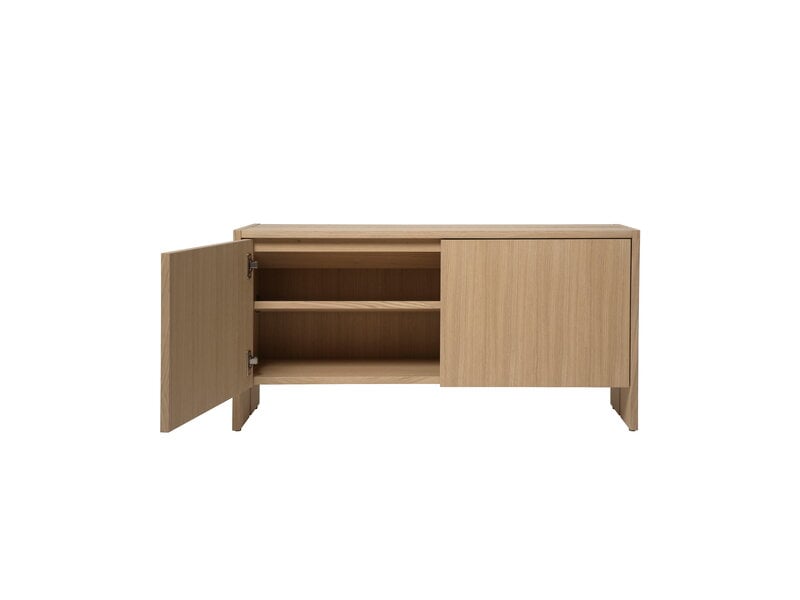 Ferm Living Parcel Meuble d’entrée, bas, h. 50 cm, chêne naturel, image extra