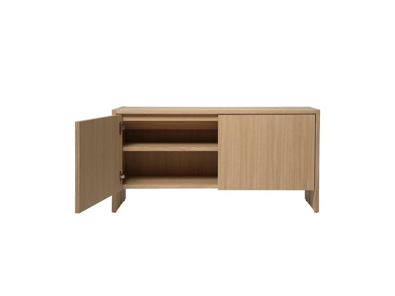 Ferm Living Parcel Meuble d’entrée, bas, h. 50 cm, chêne naturel, image extra