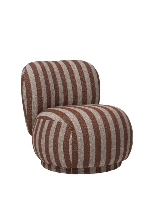 Ferm Living Rico Piccolo fauteuil lounge, sable - chocolat Louisiana 2, image extra