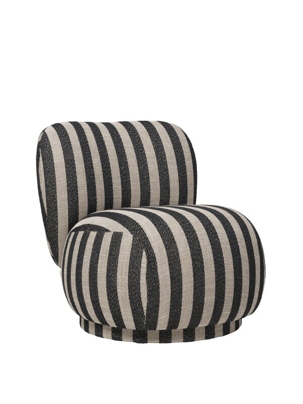 Ferm Living Rico Piccolo fauteuil lounge, sable - noir Louisiana, image extra