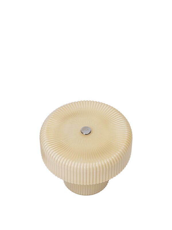 Ferm Living Ripple lámpara de mesa portátil, avena, imagen extra