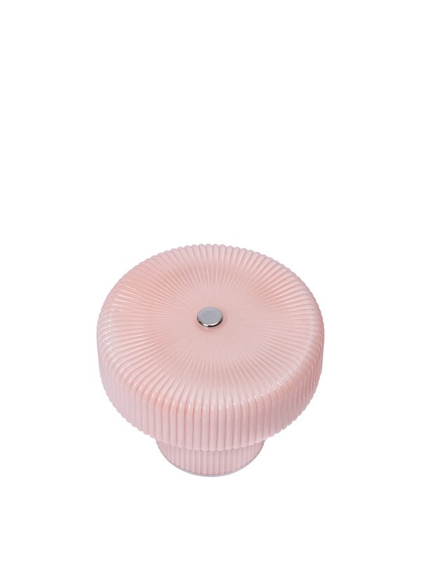 Ferm Living Ripple portable table lamp, pale rose, extra image