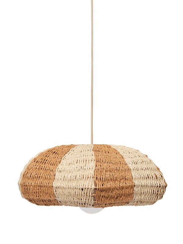 Ferm Living Rivan lampshade, paper, natural - off-white, extra image
