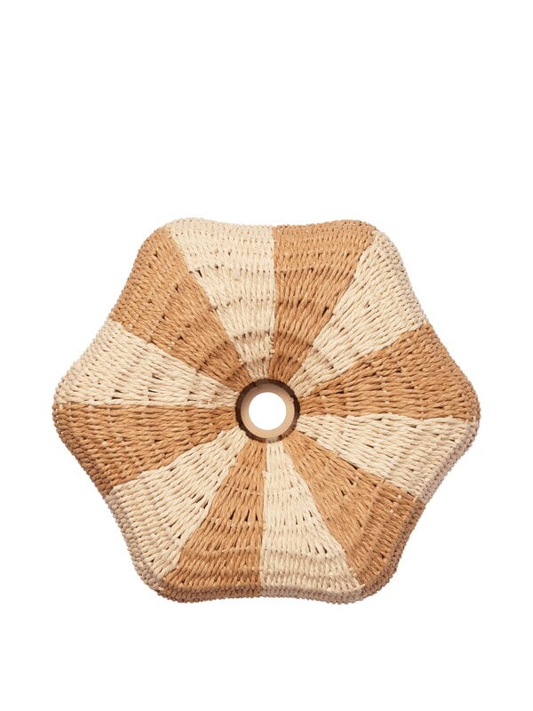 Ferm Living Rivan lampshade, paper, natural - off-white, extra image