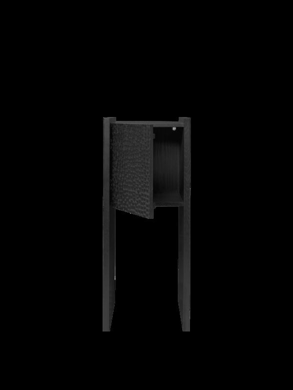 Ferm Living Scarni Pedestal kaappi, tummaksi petsattu saarni, näkymä 4