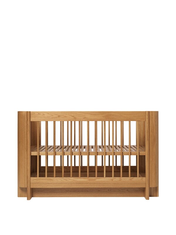 Ferm Living Tilu baby cot, natural oak, extra image
